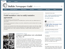 Tablet Screenshot of buffaloguild.org